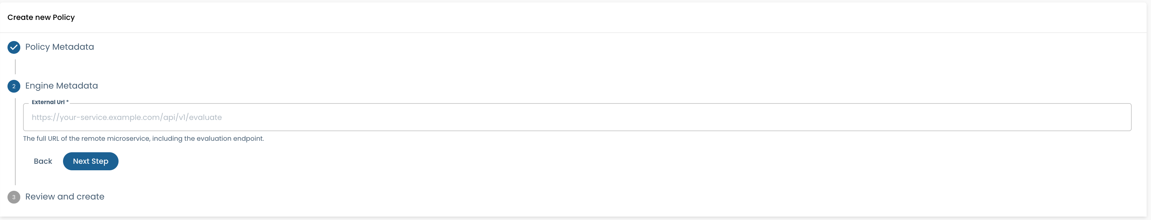 External URL
